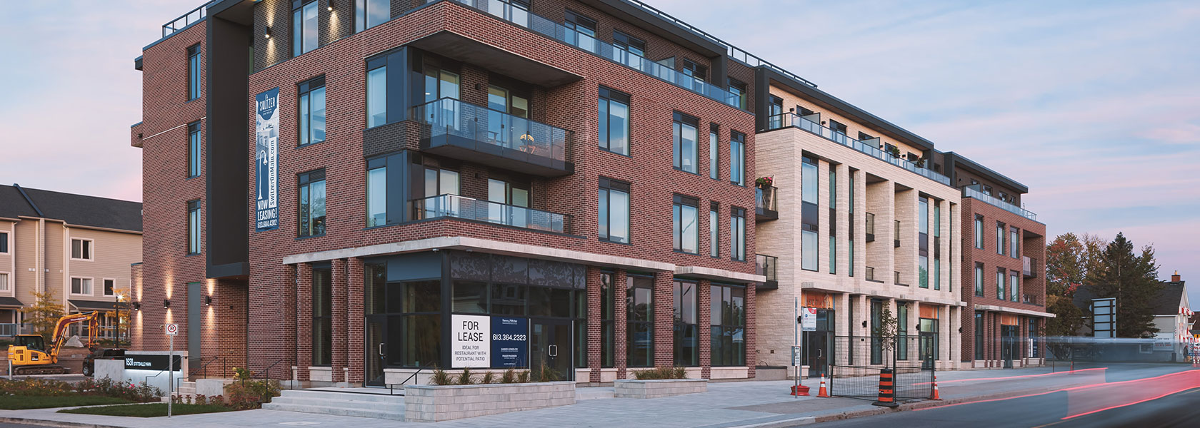 Two women walk past The Switzer on Stittsville Main Street