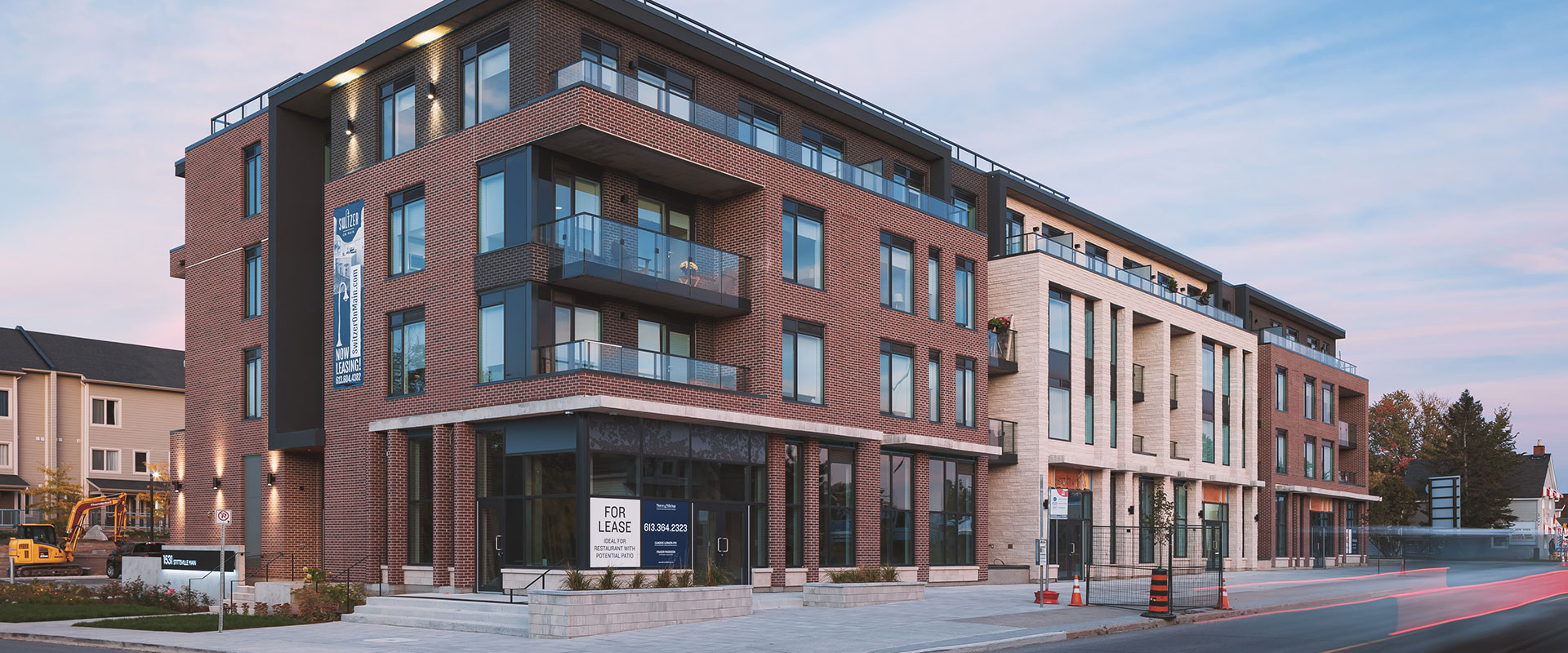 Two women walk past The Switzer on Stittsville Main Street